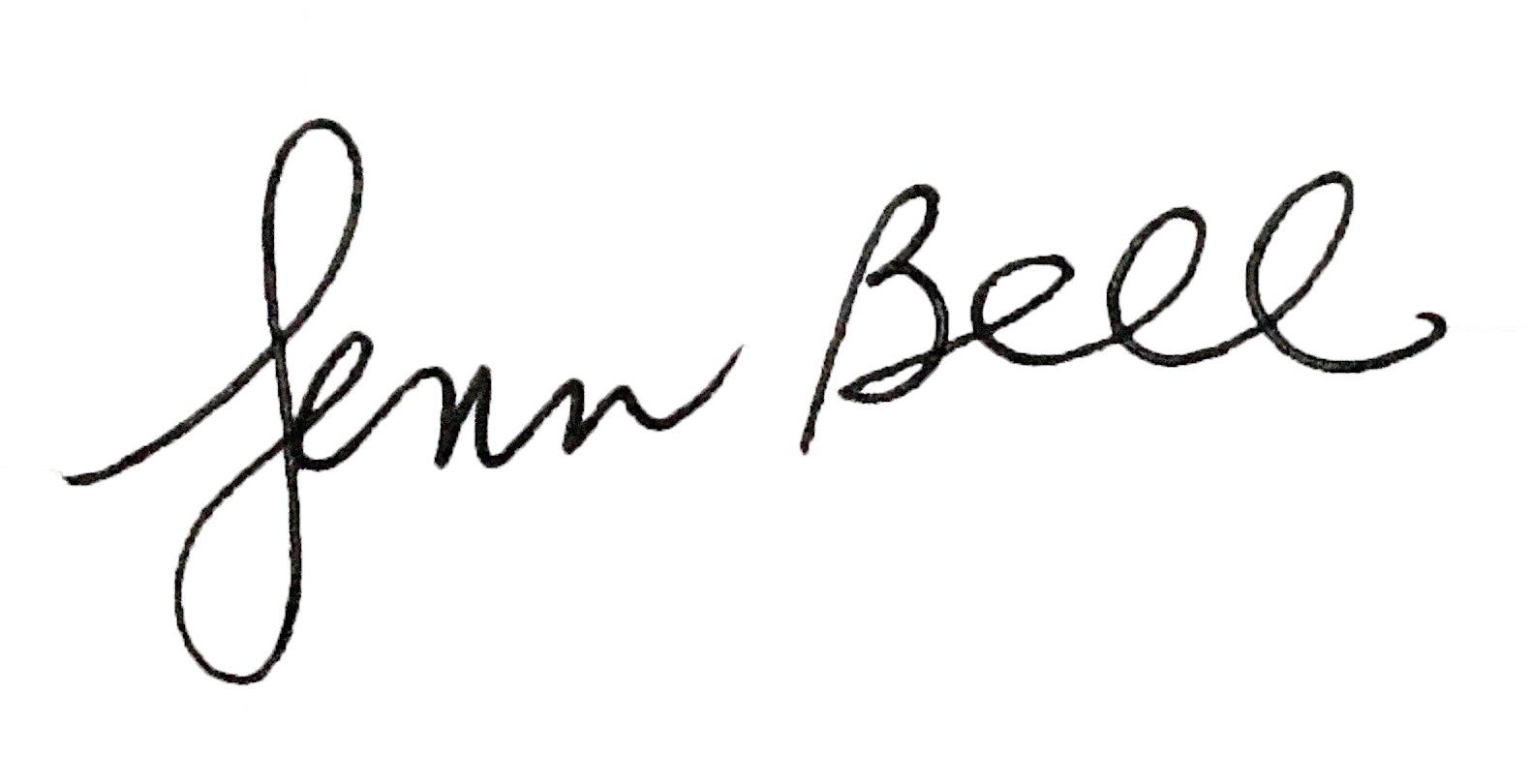 Jenn Bell's signature